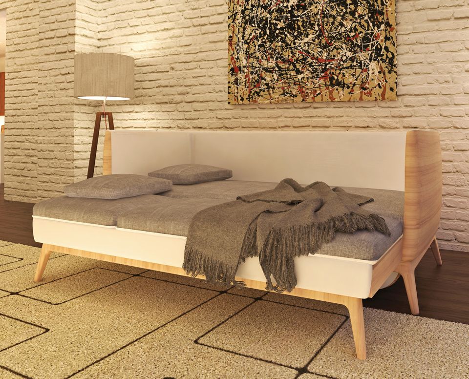 Comfortable single bed