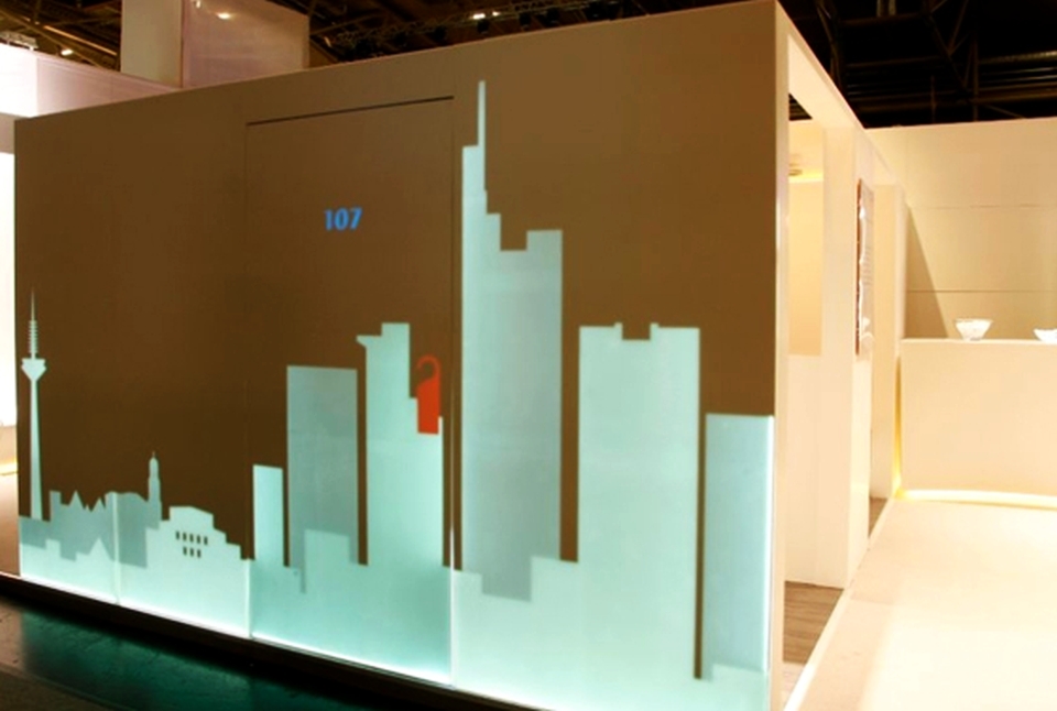 Staron’s hotel doors and walls at BAU 2015