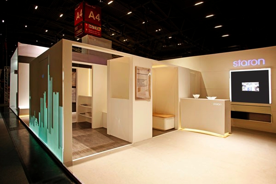 Staron’s hotel doors and walls at BAU 2015