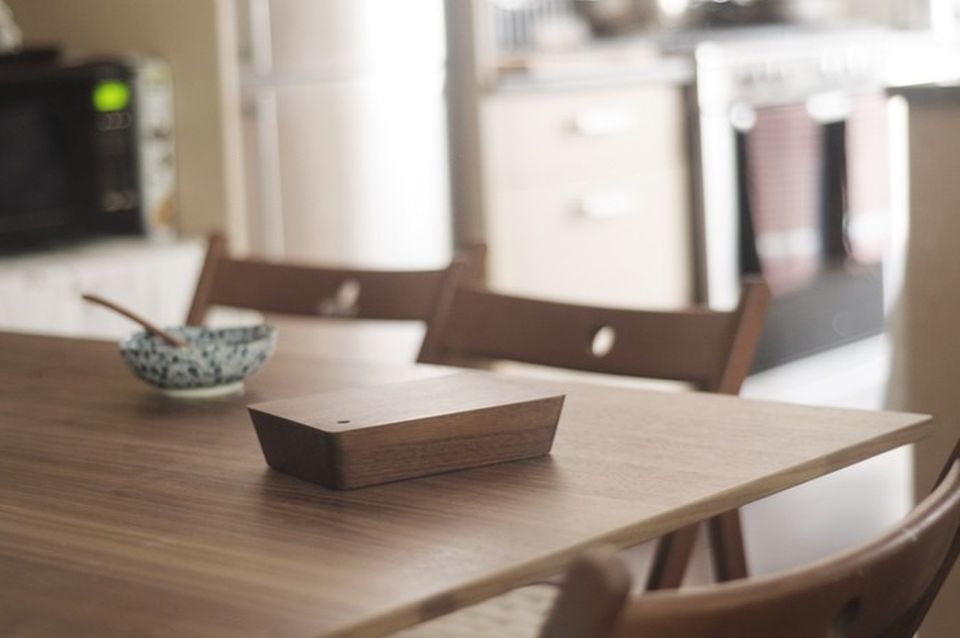 Wood version made from Walnut Wood, to suit classic interior finishing.
