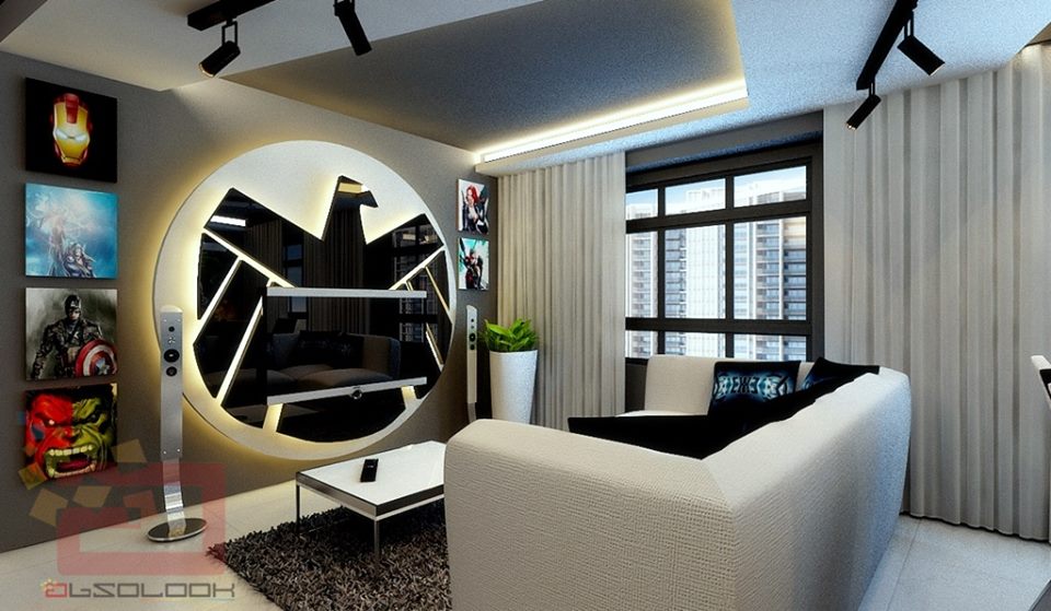 singapore's avengers-themed apartment
