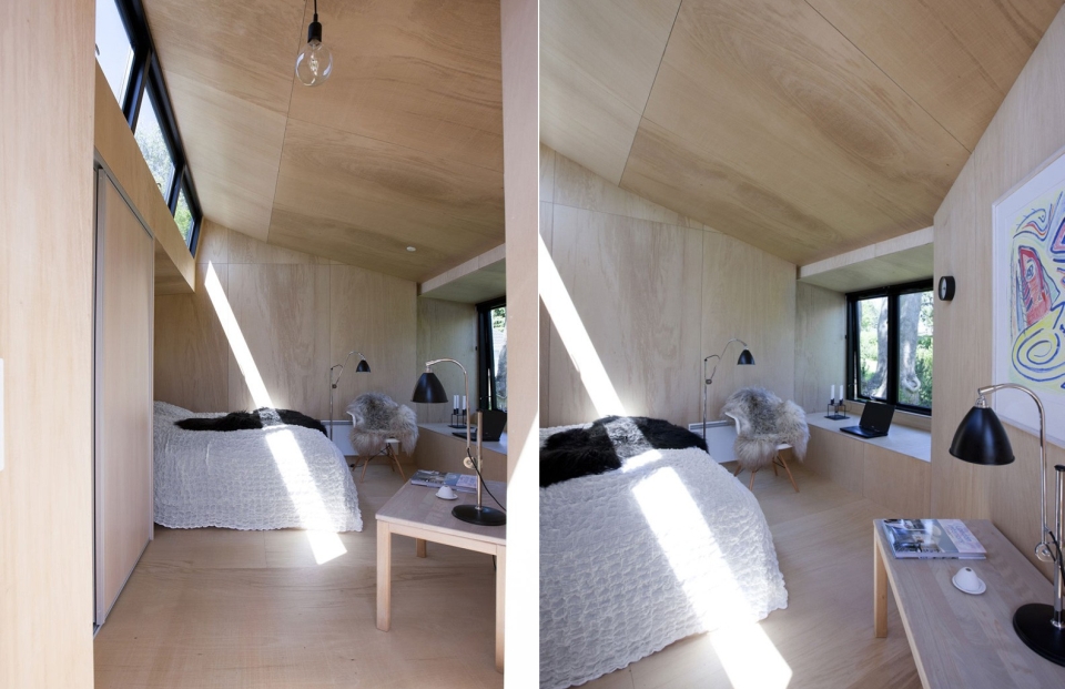 Backyard guesthouse by Martin Kallesø Architects