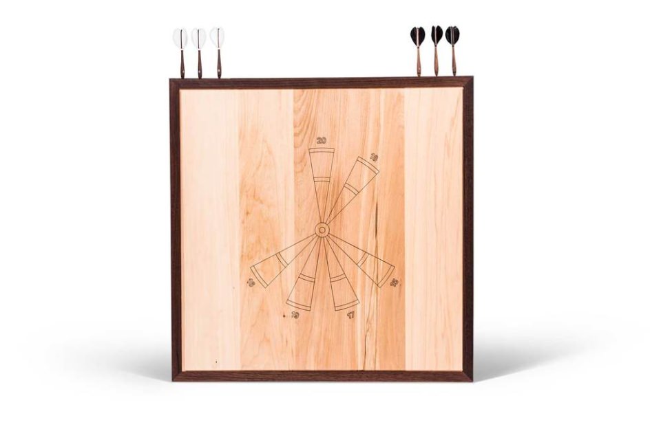 The Cricket Dart is unique in design and is for diehard cricket fans