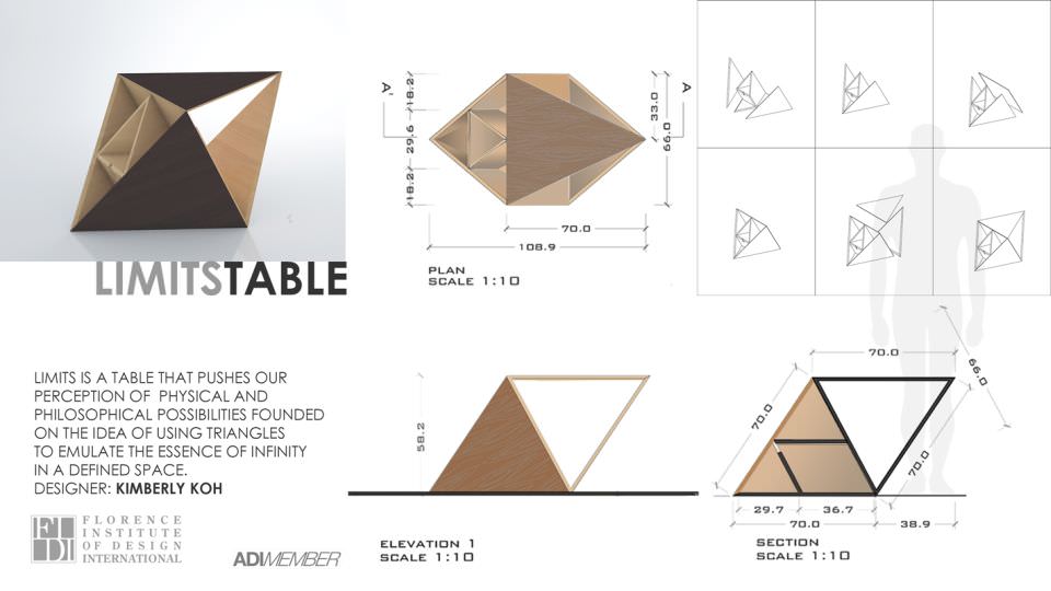 The design of Limit Coffee Table