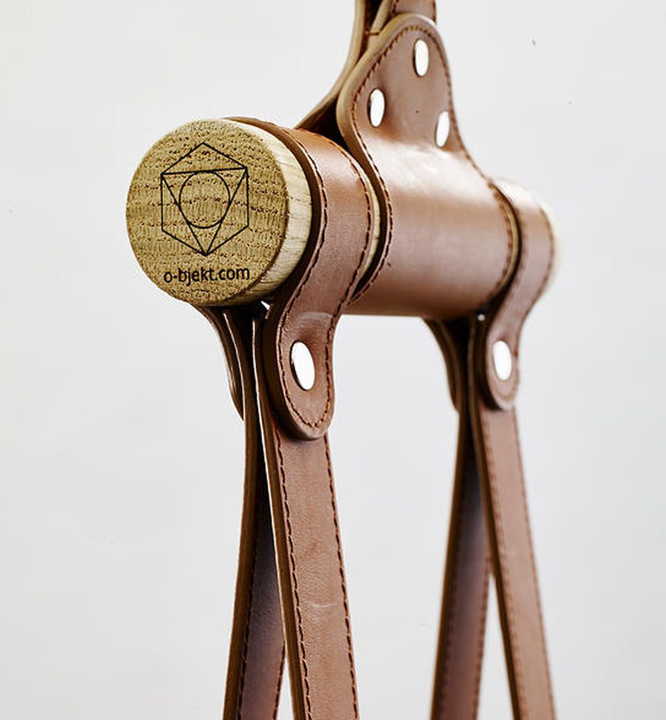 The leather straps can be easily adjusted according to your preference