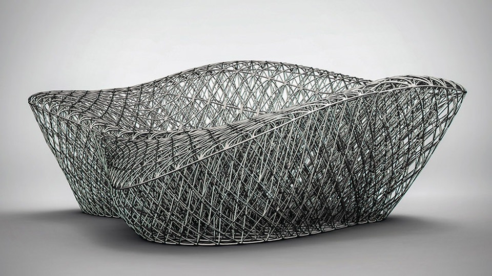 The finished prototype is them coated with high-polish copper and chrome, to get the desired finsih