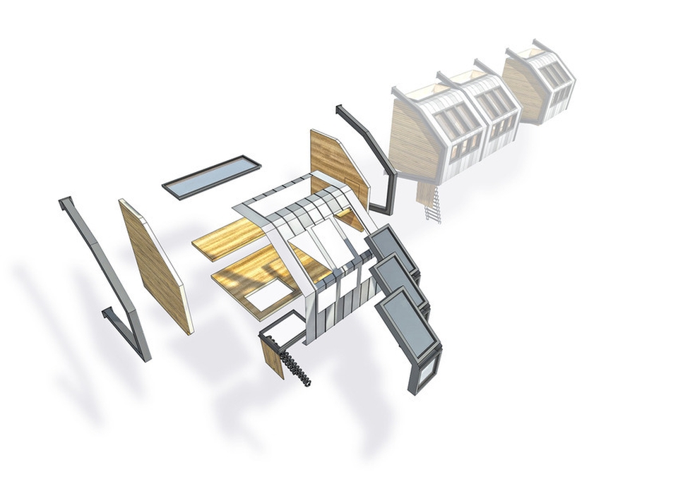 James Furzer award winning Floating Pods