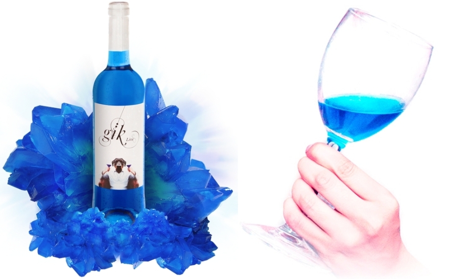 Gik World's First Blue Wine