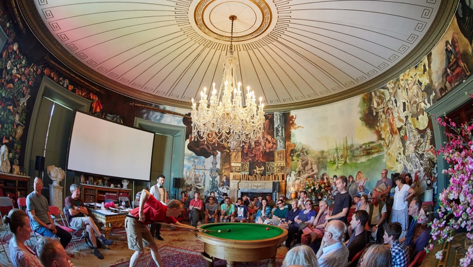 Elliptical Pool Table