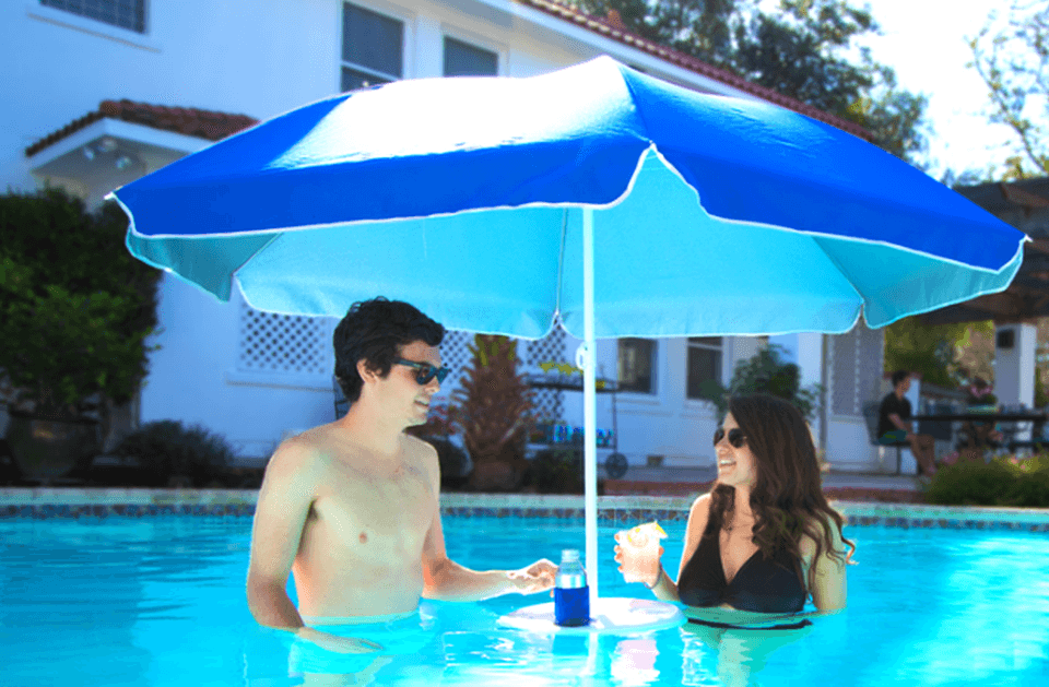 Pool Buoy World's First Floating Pool Umbrella