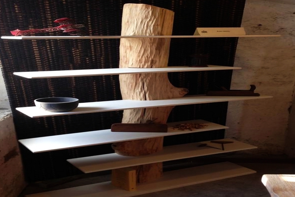 Antoniazzi Piovesana S Chic Bookcases Made Out Of Raw Wood