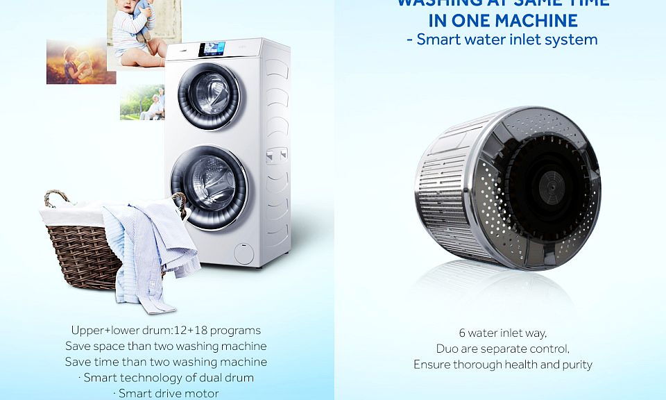 Haier Duo Is The World S First Dual Drum Washing Machine