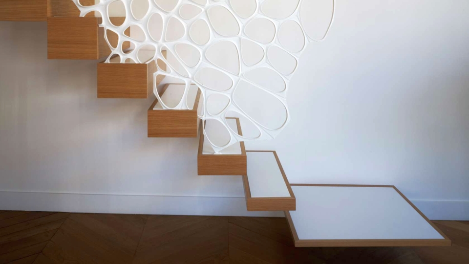 Marc Fornes Corian Staircase