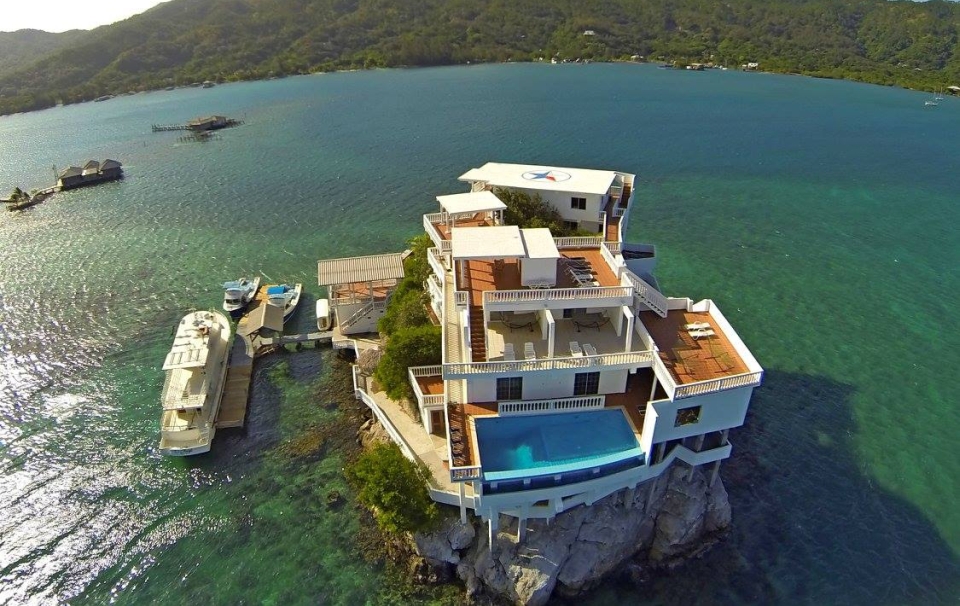 Villa on Dunbar Rock