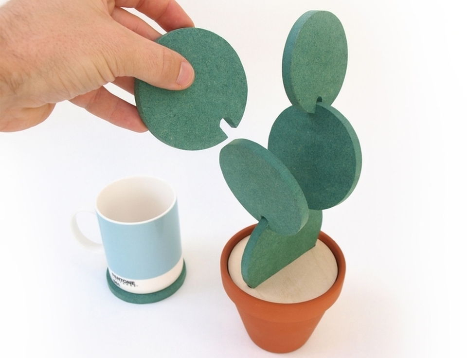 Cactus Like Structure Homecrux Accessories Cacti Coasters By Clive Roddy