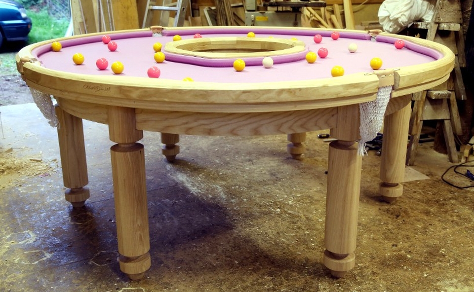 Donut-shaped Pool Table