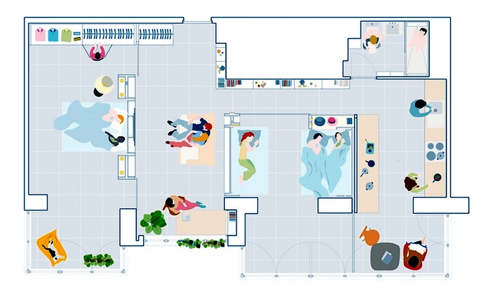 Architectural design of Casa Mje