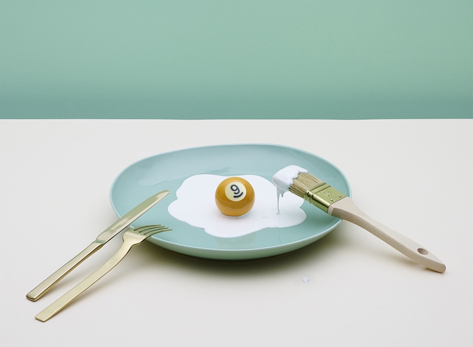 Pool ball omelete