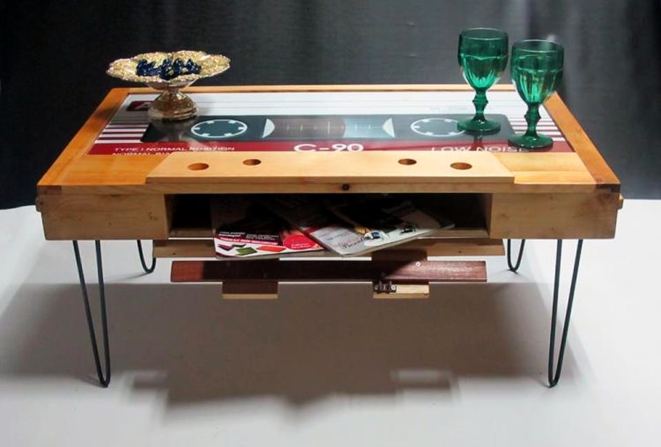 Cassette Tape Coffee Table