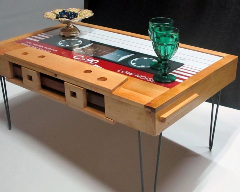 Cassette Tape Coffee Table