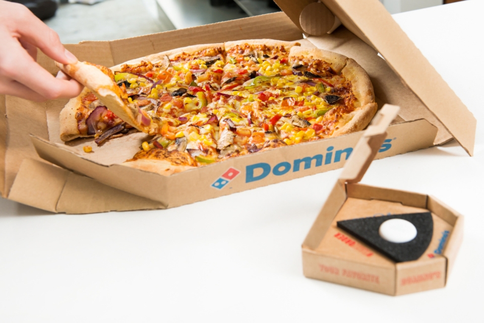 Domino’s Easy Order button