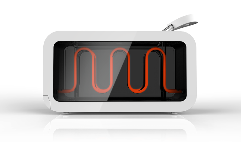 Glass toaster