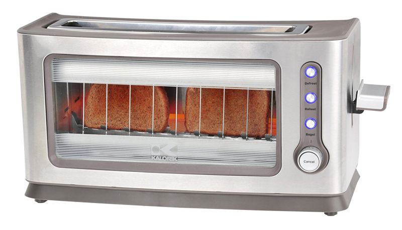 Transparent toaster
