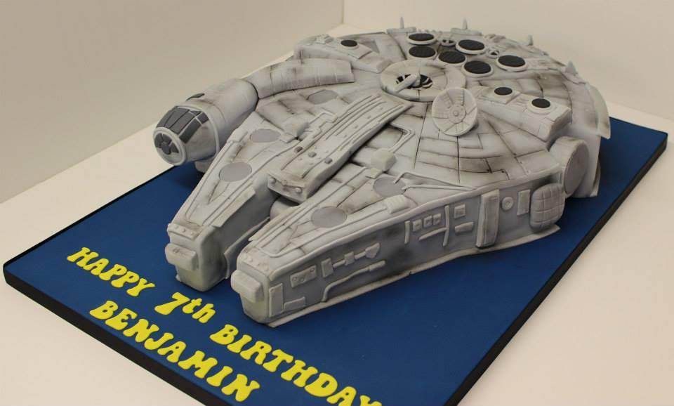 Millennium Falcon Cake by Sarah Besson