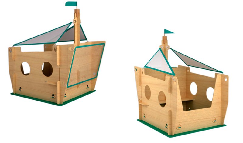 Yonoplay wooden structures provide imaginative playtime for kids