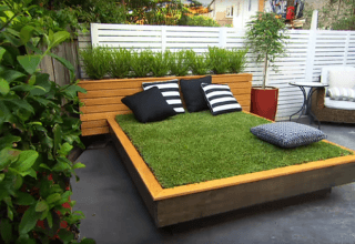 DIY Grass Bed