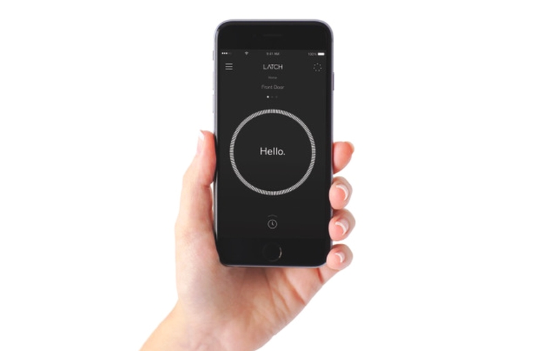 Latch smart lock