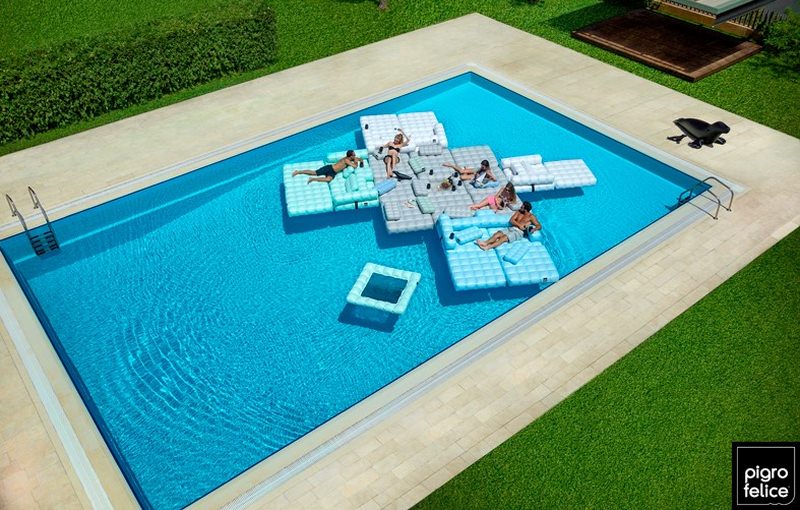 Modul Air By Pigro Felice Is Inflatable Furniture For The Backyard