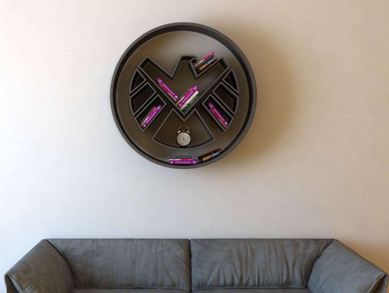 Superhero Bookshelves
