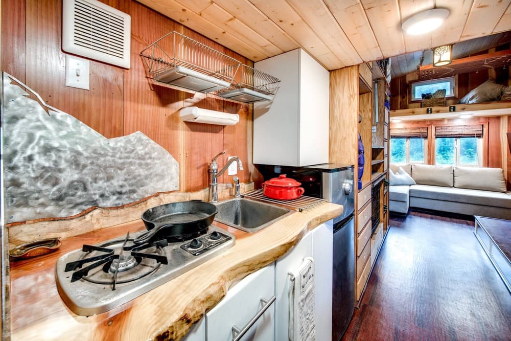 Kitchen area of the house