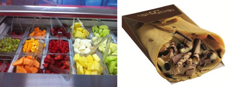 Fruit pots and other delicacies