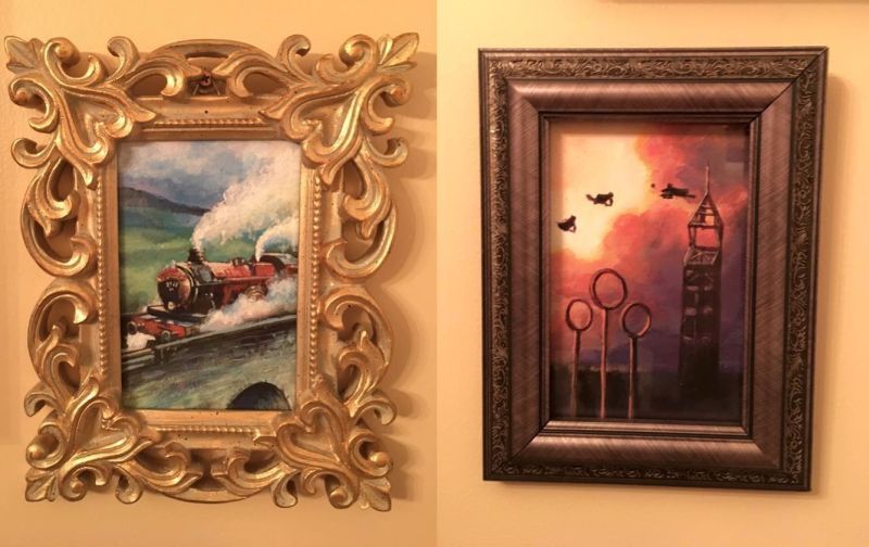 Magical feel with artworks of witches and wizards