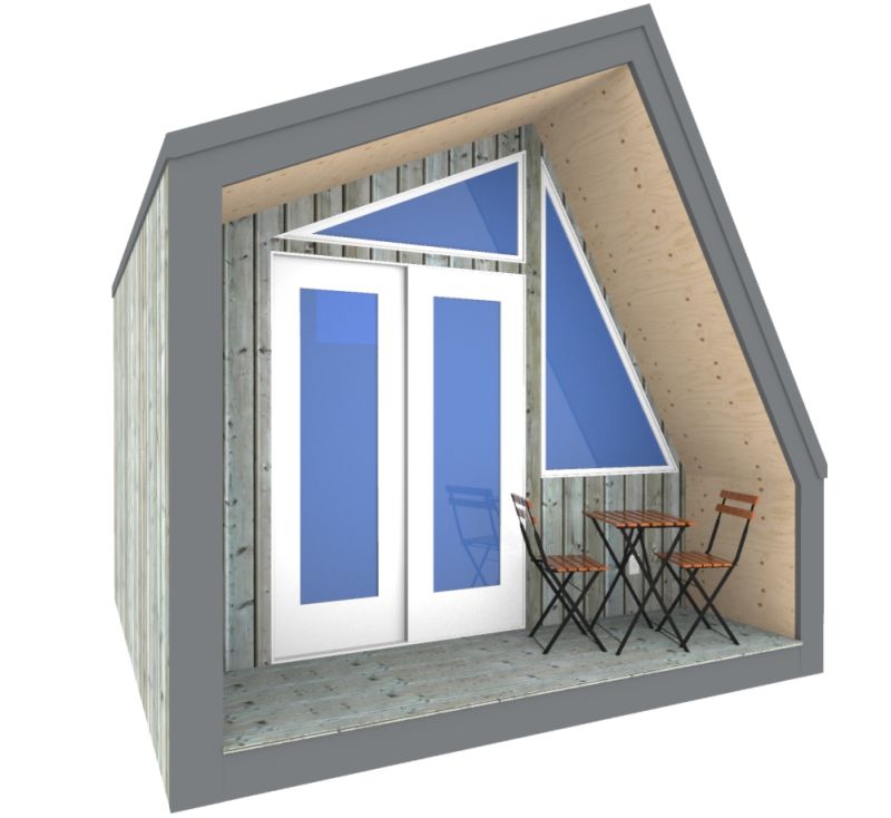 All basic comforts in a compact structure