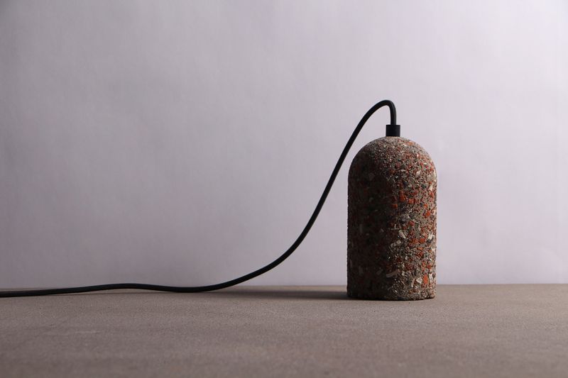 Construction waste designed to relate nature with industrial designs