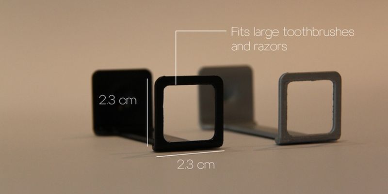 Perfect size to hold most toothbrushes or razor coming these days
