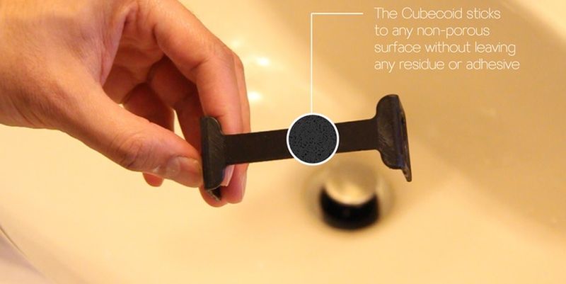 The nano-suction strip on back