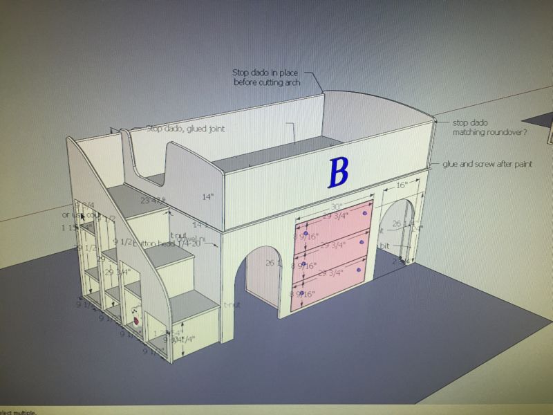 The design starts by drawing a blueprint