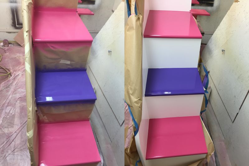 Staircase after paint