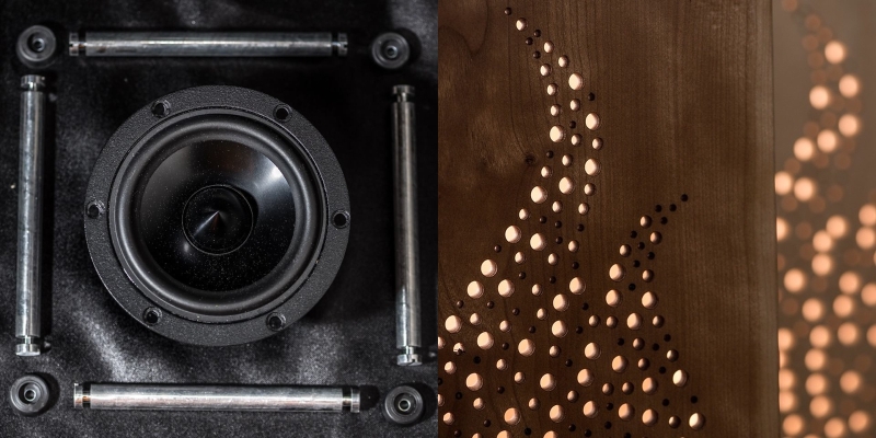 Amazing audio quality in wooden finish
