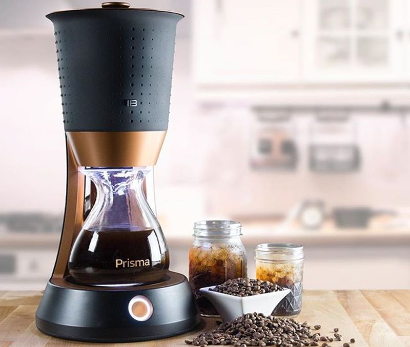 Coffee-maker with glass Carafe