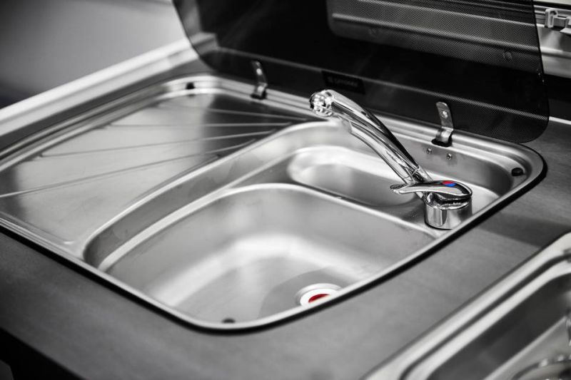 Stylish kitchen having premium laminated benchtops other kitchenware