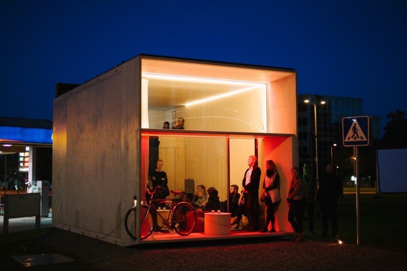Solar-powered panels satisfy most of its energy needs
