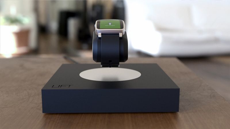 Just place it on induction pad and leave while it charges