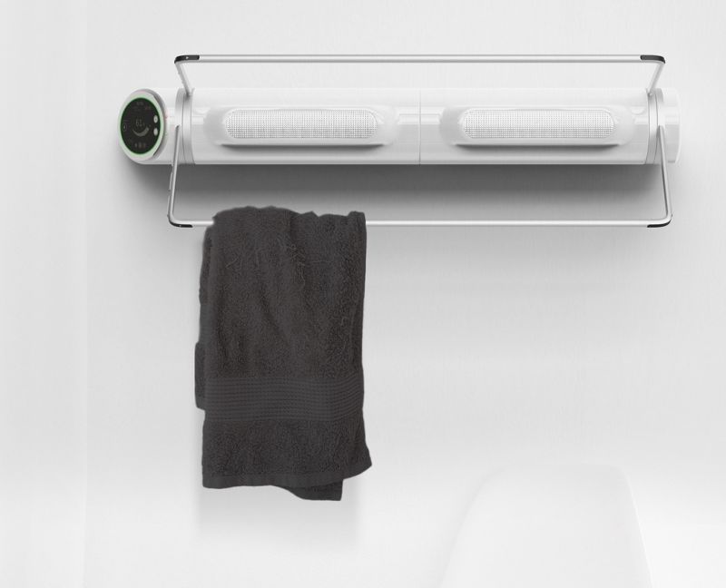 Hang your damp clothes to dry them quickly