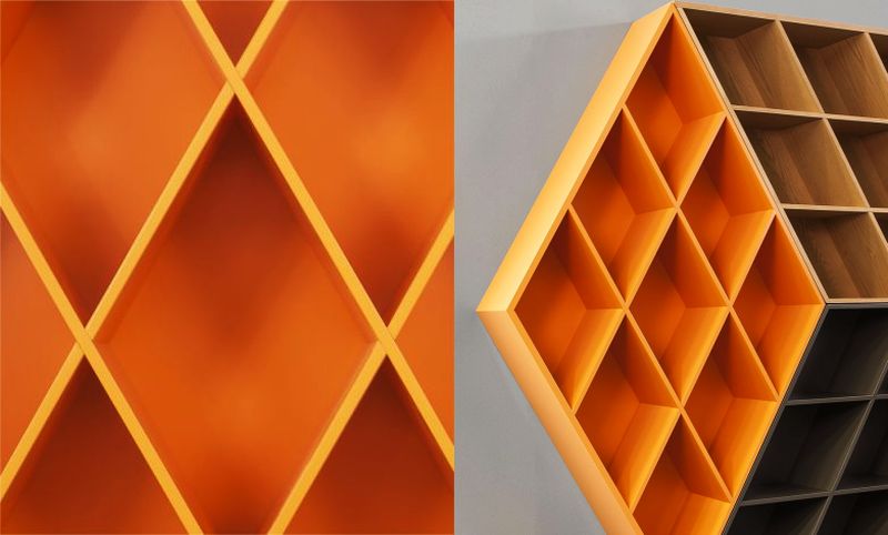 Store your books and other items to showacase it as a unique type of decor piece