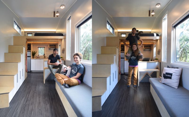 Shed Modern Tiny House On Wheels With Space Saving Interiors